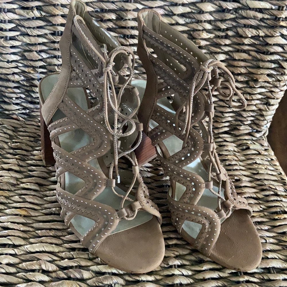 Beachy Block Heel Sandals